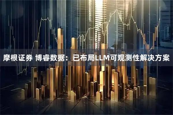 摩根证券 博睿数据：已布局LLM可观测性解决方案