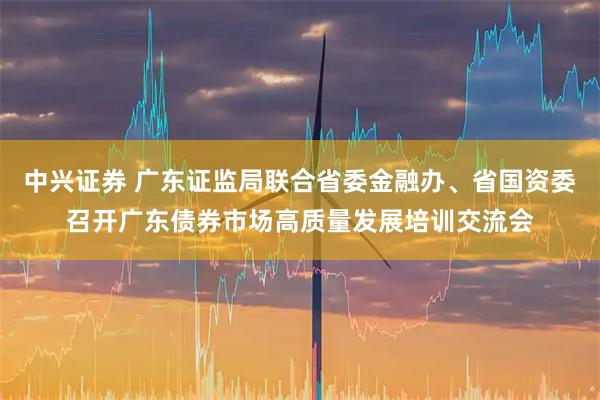 中兴证券 广东证监局联合省委金融办、省国资委召开广东债券市场高质量发展培训交流会